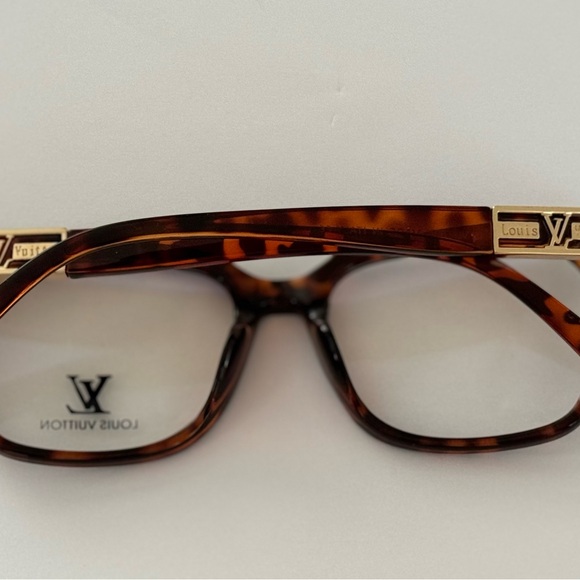 L6051 52/20 Tortoise/Gold Square Eyeglass Frame/hard Sunglass Case - Picture 6 of 8